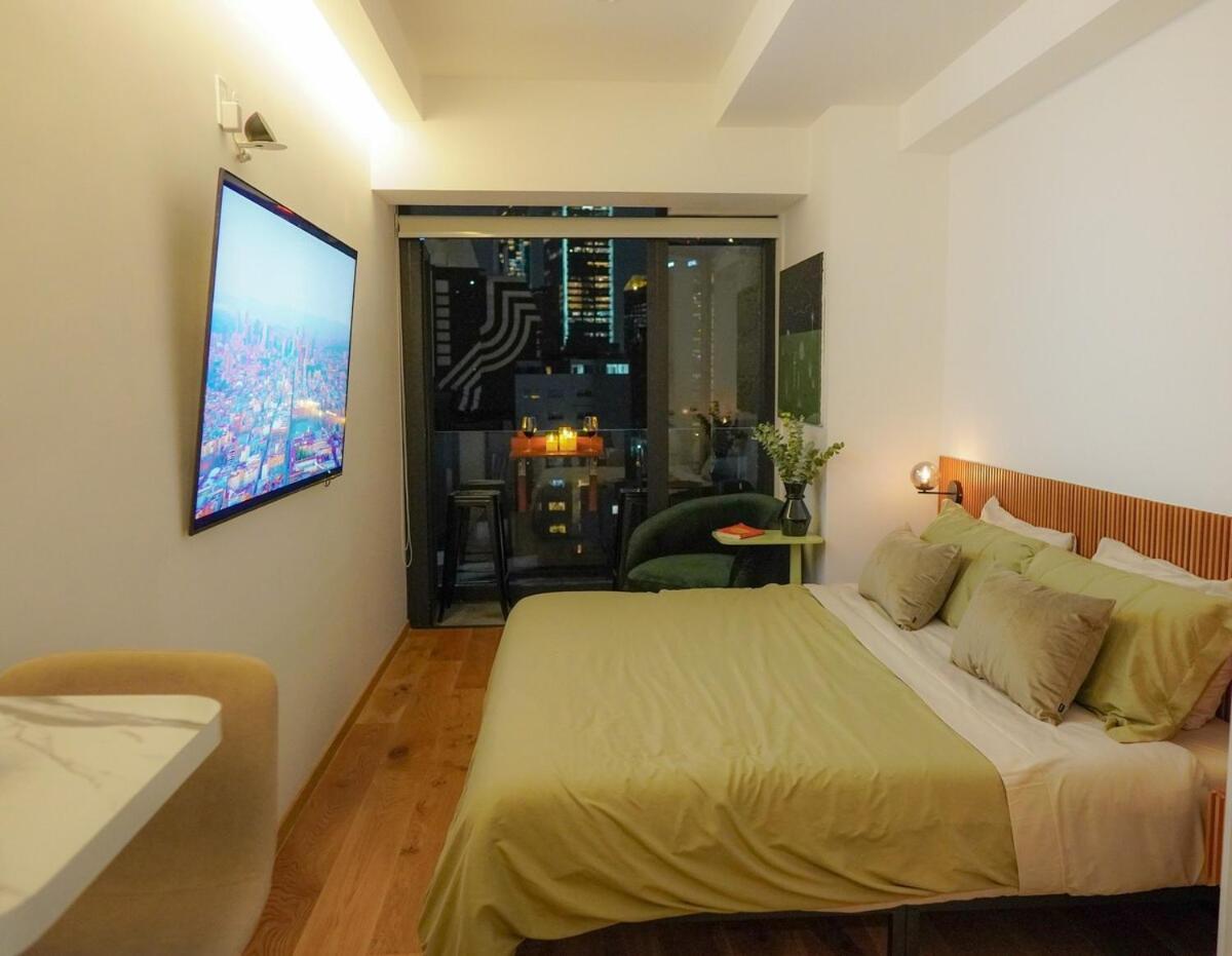 Loft -skyline View- Rooftop Pool, Gym, Bbq & Cidade do México