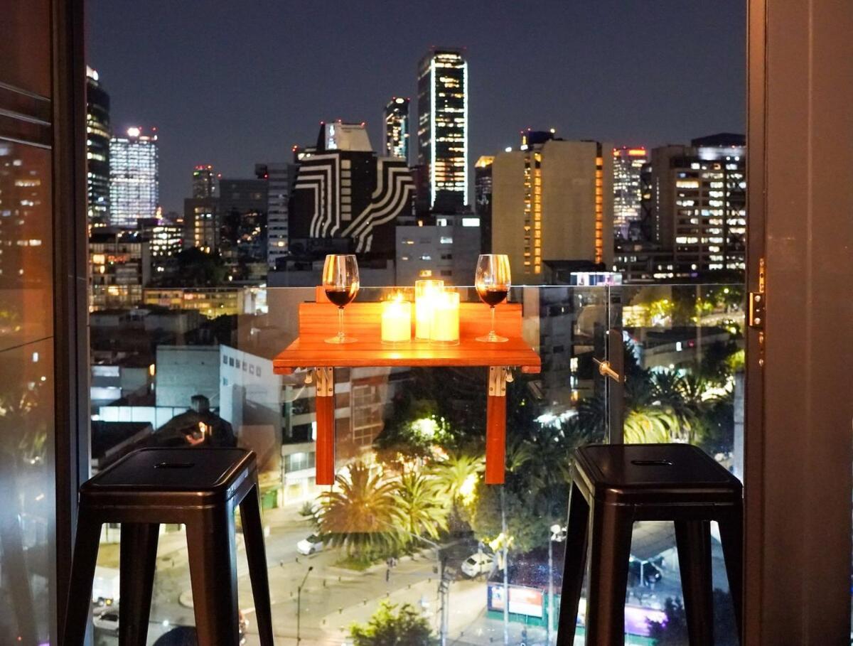 Loft -skyline View- Rooftop Pool, Gym, Bbq & Mexico City