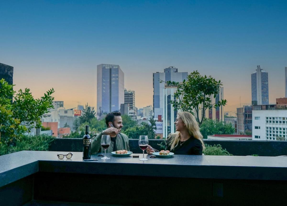Loft -skyline View- Rooftop Pool, Gym, Bbq & Mexico City